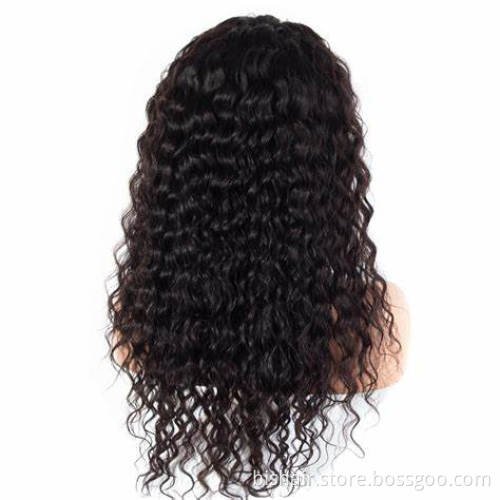 BIS Brazilian 100%  Human Hair 150 density 4*4 Water Wave Lace  Front Wigs  28 Inch Lace Closure Wigs Prepluck Natural Wet Wig